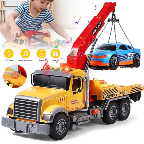 Tow truck toy large - truck,