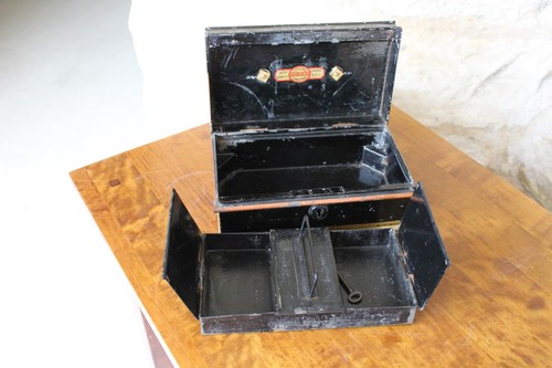 Vintage king metal cash - cash, box