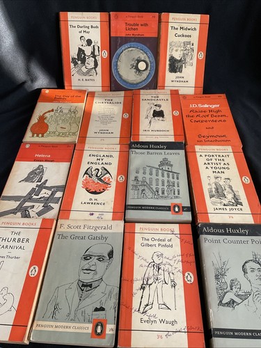 X15 vintage penguin - books,