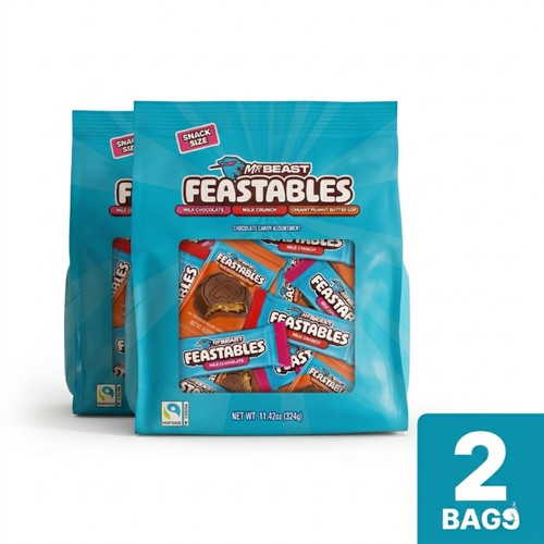 Feastables variety chocolate - feastables,