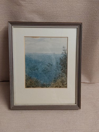 Vintage watercolour landscape - vintage,