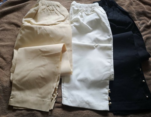 Ladies elasticated waist cig - elasticated,