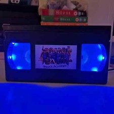 Action & Adventure LED VHS Video Tape Lamp Birthday Christmas Gift Retro Light
