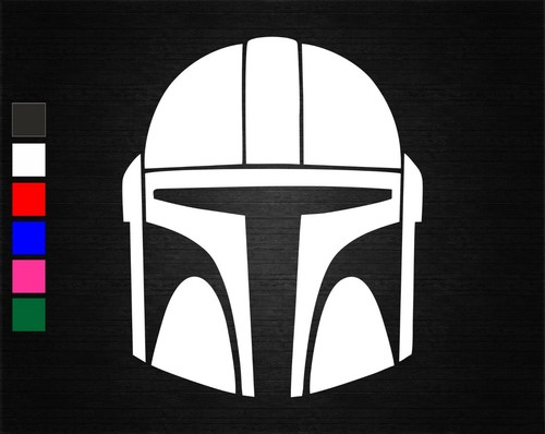 Mandalorian helmet vinyl - helmet, decal