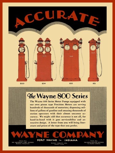 1930 wayne 800 series metered - wayne,