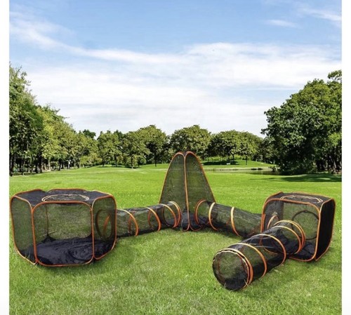 Pet tunnel with tent - tunnel,