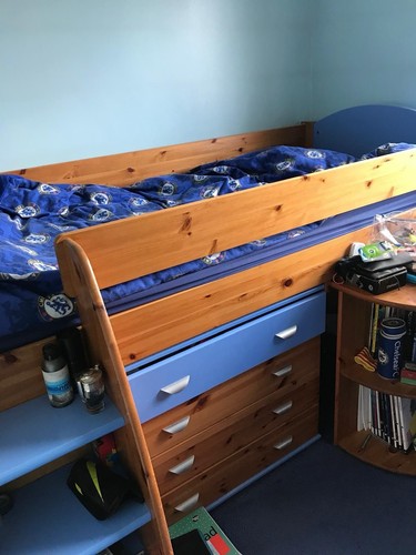 Children bed with desk - children’s,