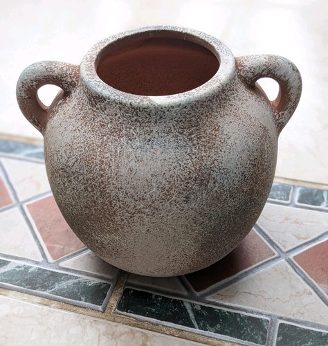 Teracotta greek style urn vase - greek,