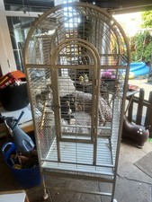 Large Bird Cage with Wheeled Stand. In Great Condition. Used For a Year.