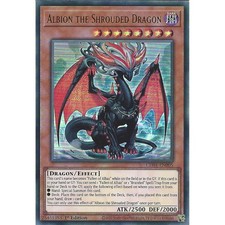 CH01-EN005 Albion the Shrouded Dragon : Ultra Rare Card : 1st Edition YuGiOh TCG