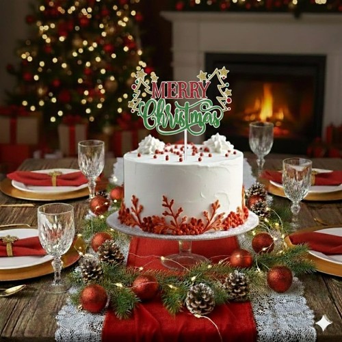 Merry christmas cake - merry,