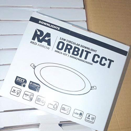 Red arrow orbit - red, cct
