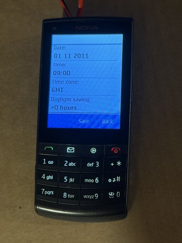 Nokia retro - x3-02, (black)