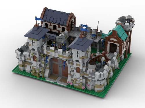 Moc modular knights - modular, castle