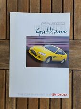 Toyota Paseo Galliano (limited edition model) 1997 car sales brochure. 