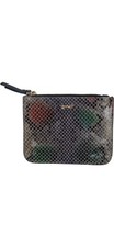 Paul Costelloe Multicoloured Leather Wallet Snake Print Zip
