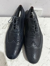 Men's Paul Smith Blue Leather UK 10 Brogue Shoes EU 44 Soft Comfy Leather ie