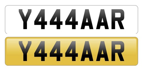 Y444aar private number plate - number,