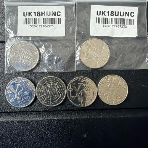 10p coins alphabet 2018 - 6, x