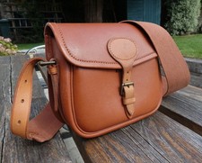 Very rare vintage Brady cartridge bag in cowhide