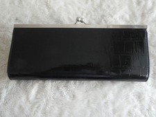 Primark Ladies Black Croc Faux