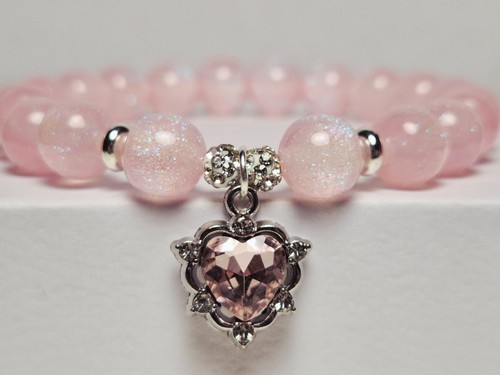 Sparkling beaded bracelet with - beaded,