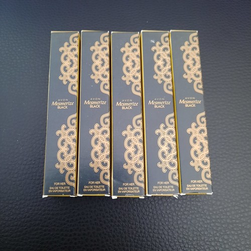 100 new avon mesmerize black - x,