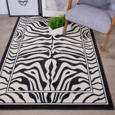 Black White Zebra Rugs Long