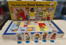Vintage 1970s Tufty Club Road Safety Educational Board Game – Fair Condition