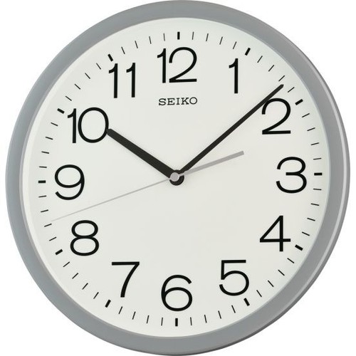 Seiko round white dial wall - round,