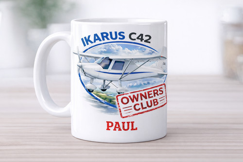 Ikarus c42 microlight - ikarus, mug
