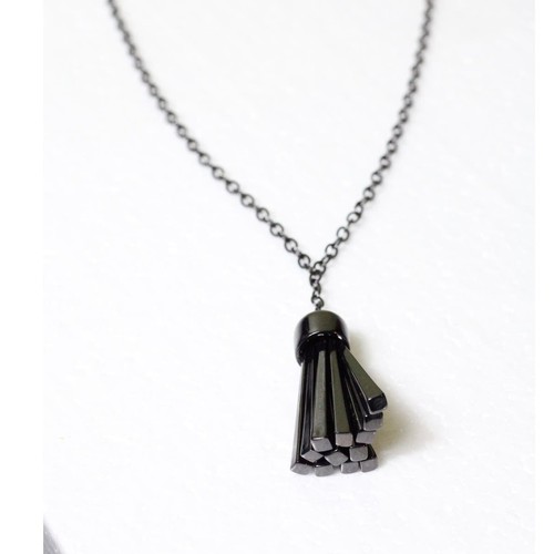 Hematite chain gunmetal steel - hematite,