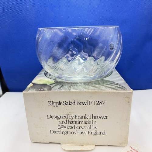 Salad bowl ripple dartington - salad,