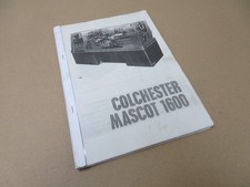 Colchester Mascot 1600 Machine