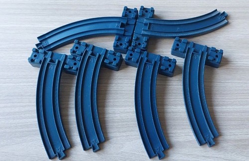 Vintage tomy blue train - vintage, track