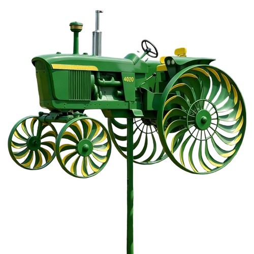 Rotating tractor windmill - rotating,