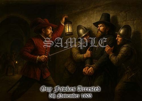The arrest guy fawkes - the,