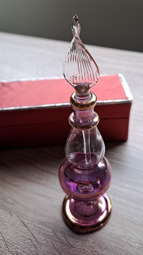 Vintage egyptian glass perfume - egyptian,