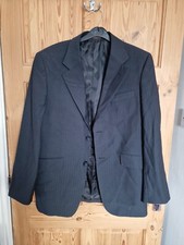 Mens Voeut Black Pinstripe