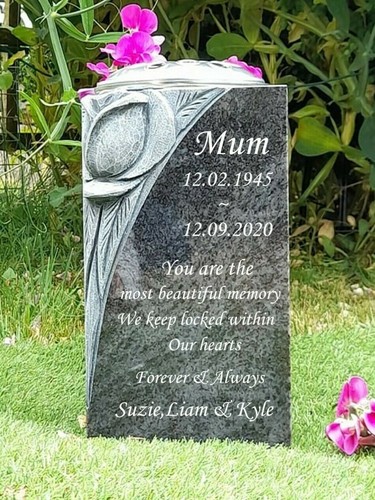 Personalised grey granite - personalised,