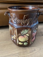 Vintage Rumtopf Vase Pot Bowl