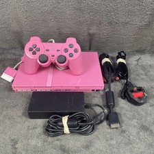Playstation 2 PS2 Slim Pink Console Setup Complete Tested Working