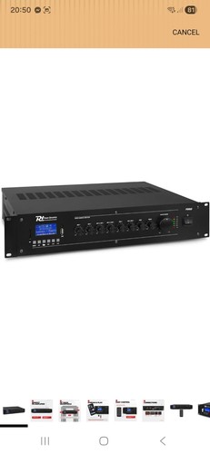 Power dynamics amplifier prm60 - power,