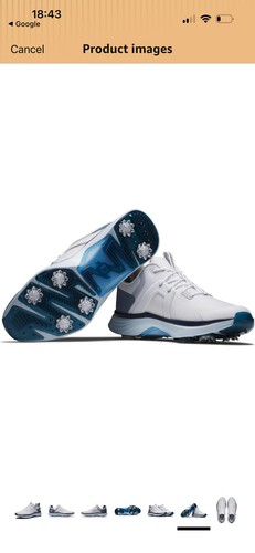 Footjoy hyperflex white blue - footjoy,