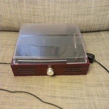 Ondial Coopers Record Player With Built In Speakers - Wooden (9891) *See Des....