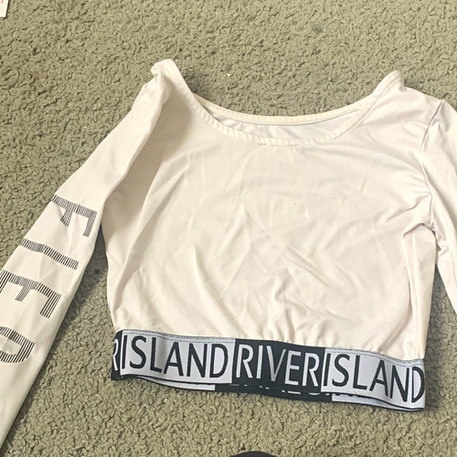 River island girls white round - river,