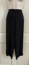 EILEEN FISHER NEW! Black Crepe