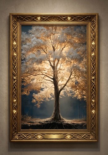 Luminous tree life - luminous, a4