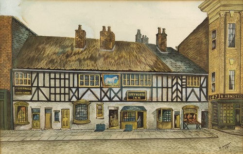 Grey horse inn preston - horse, church