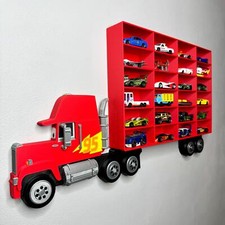 Toy Car Storage Shelf - Realistic Truck Design | Wall Mounted Hotwheels/Disney